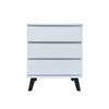 Pachuca Series 1 Premium Chest of 3 Drawers Collection Full Laminated Back Panel in 6 Colours