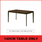Radden 4/6 Seater Dining Set w/ Table, Chair & Bench Solid Rubber Wood in 2 Colours