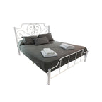 Julie Series 22 Queen Metal Bed Frame Collection w/ Optional Mattress Add On