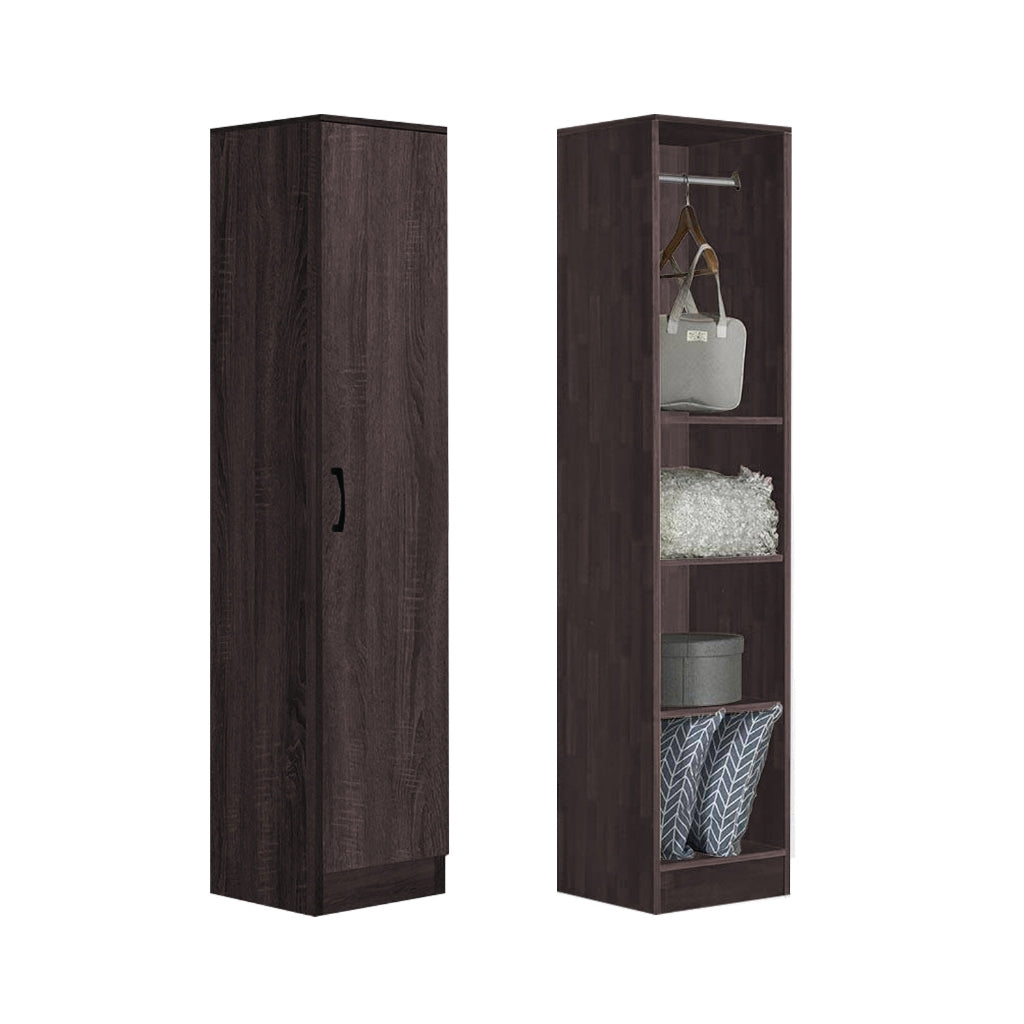 BERLIN Series 1/2/3/4/5 Doors Tall Wardrobe with Drawers and Top Cabinet in 6 Colours