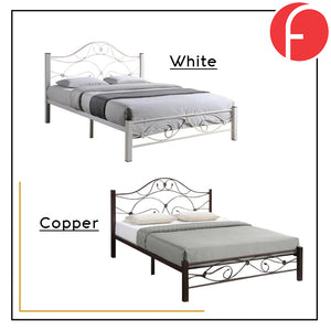 Eldeah Queen Size Metal Bed Frame with Optional 6" Mattress Add On