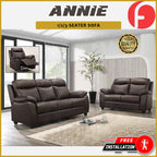 Annie 1-Seater Recliner and 2/3-Seater Sofa - P.U. Leather or PetFriendly Option