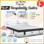 King Koil Hospitality Suites 13.3" Mattress Extended Life Collection -w/ Pillow- All Size