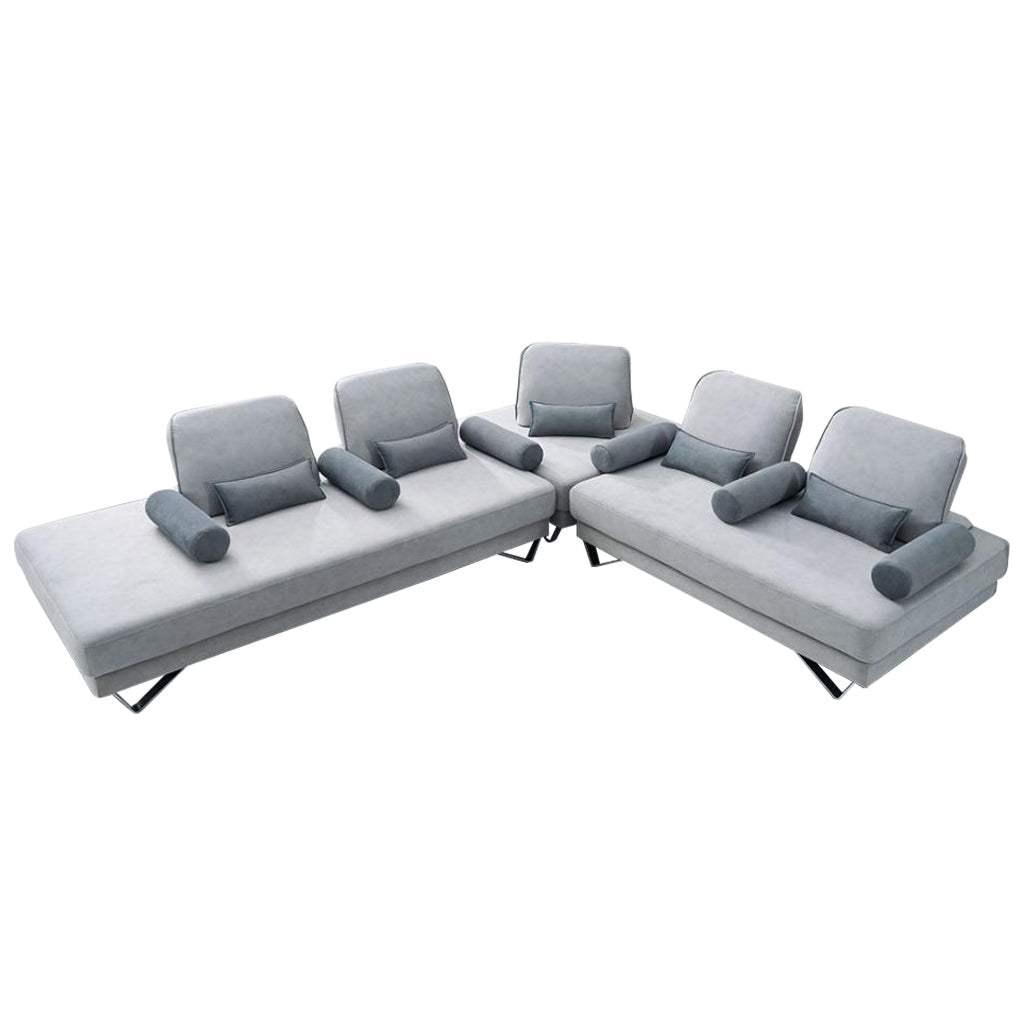 Zayne 1/2/3-Seater Sofa Set Pet Friendly Fabric Scratch-Resistant Stain-Proof in Grey Colour