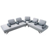 Zayne 1/2/3-Seater Sofa Set Pet Friendly Fabric Scratch-proof Stain-Proof in Grey Colour