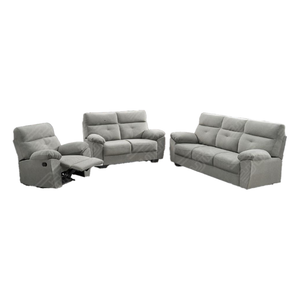 Sandy 1/2/3 Recliner Seater Sofa in 34 Colour - w/ PetFriendly Fabric/Leather