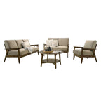 Norad 1+2+3 Seaters sofa with Coffee Table Solid Wood Living Room Furnitures