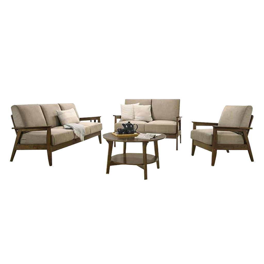 Norad 1+2+3 Seaters sofa with Coffee Table Solid Wood Living Room Furnitures