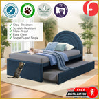 Hattie Pull-Out Bed Frame Single/Super Single w/ Mattress and PetFriendly Option