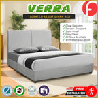 Verra Divan Bed Frame with Mattress - PetFriendly Scratch-resistant Option / All Sizes