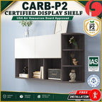 Inari Floating Display Shelf hanging Cabinet CARB-P2 Certified Board in 2 Colours