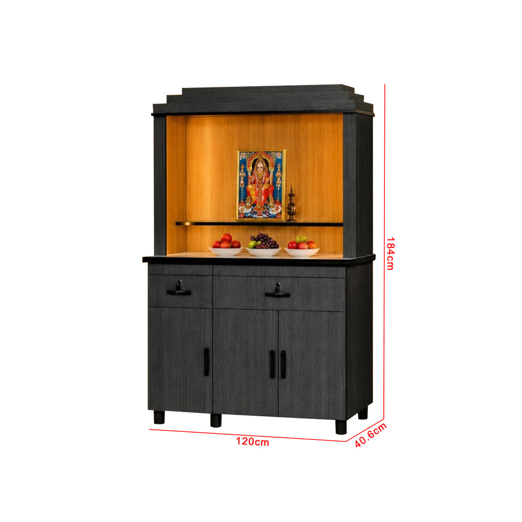 Hindu Altar Table Cabinet Offering Altar Shrine - Model A16