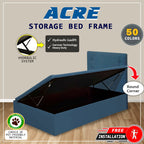 Acre 16" SBD Lift Up Storage Bed Base Bedframe - Pet-Friendly Option / Mattress Option