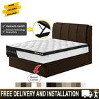 Angela Storage Bed Frame SBD12" PetFriendly In 50 Colors / With Mattress Option