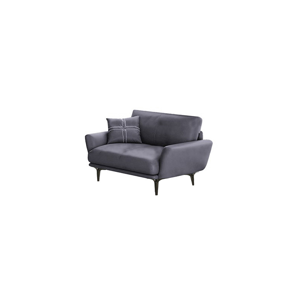 Nordic Inspired Sofa Set In 4 Color Choices Of Premium P.U Leather Upholstery w/ Pet-Friendly Option