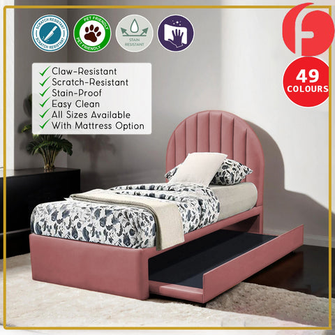 Image of Eilert Single./Super Single Pull-Out Bed Frame w/ PetFriendly & Mattress Option