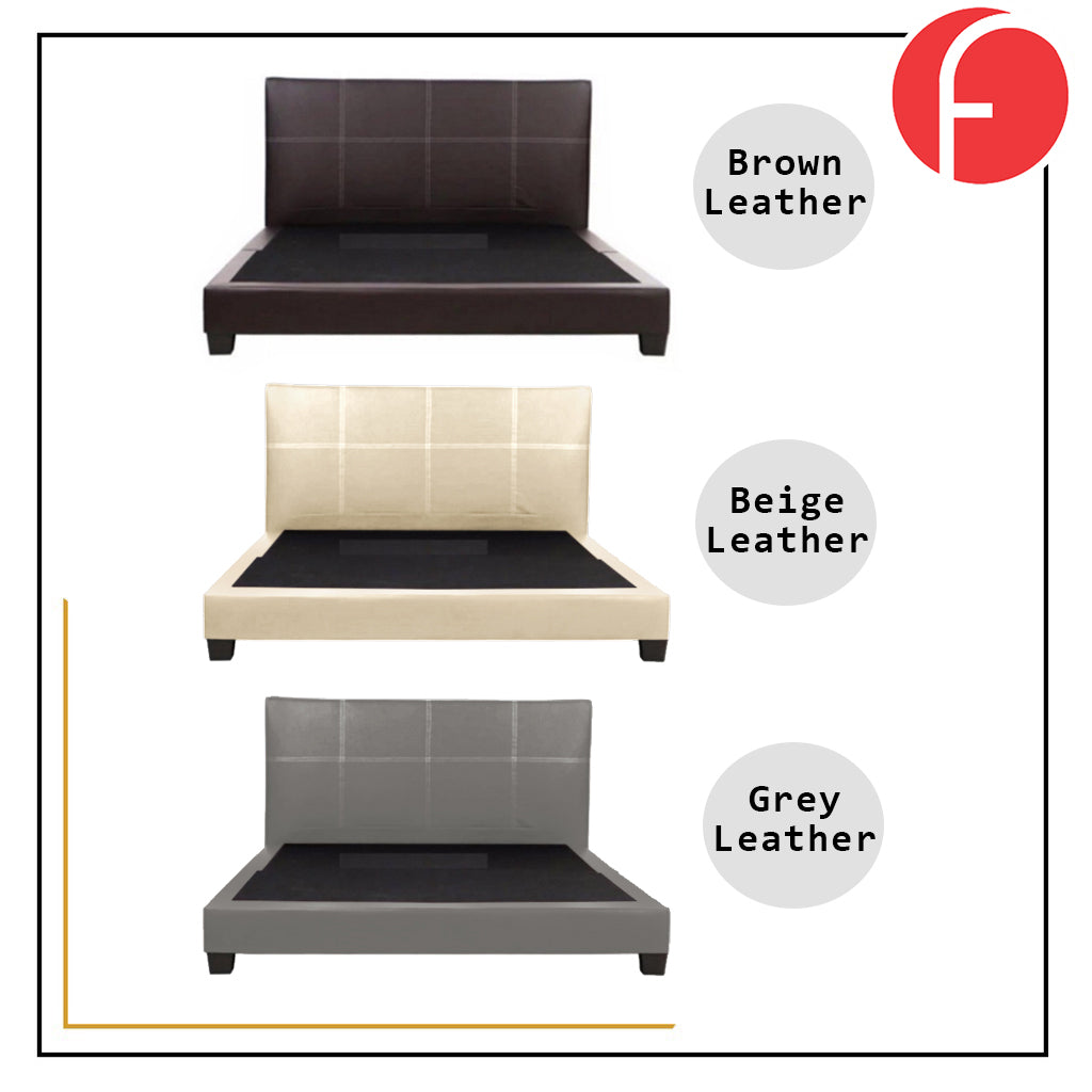 Faux Leather/Fabric Divan Bed Frame Color w/ Pet-Friendly Option- Available in All Sizes