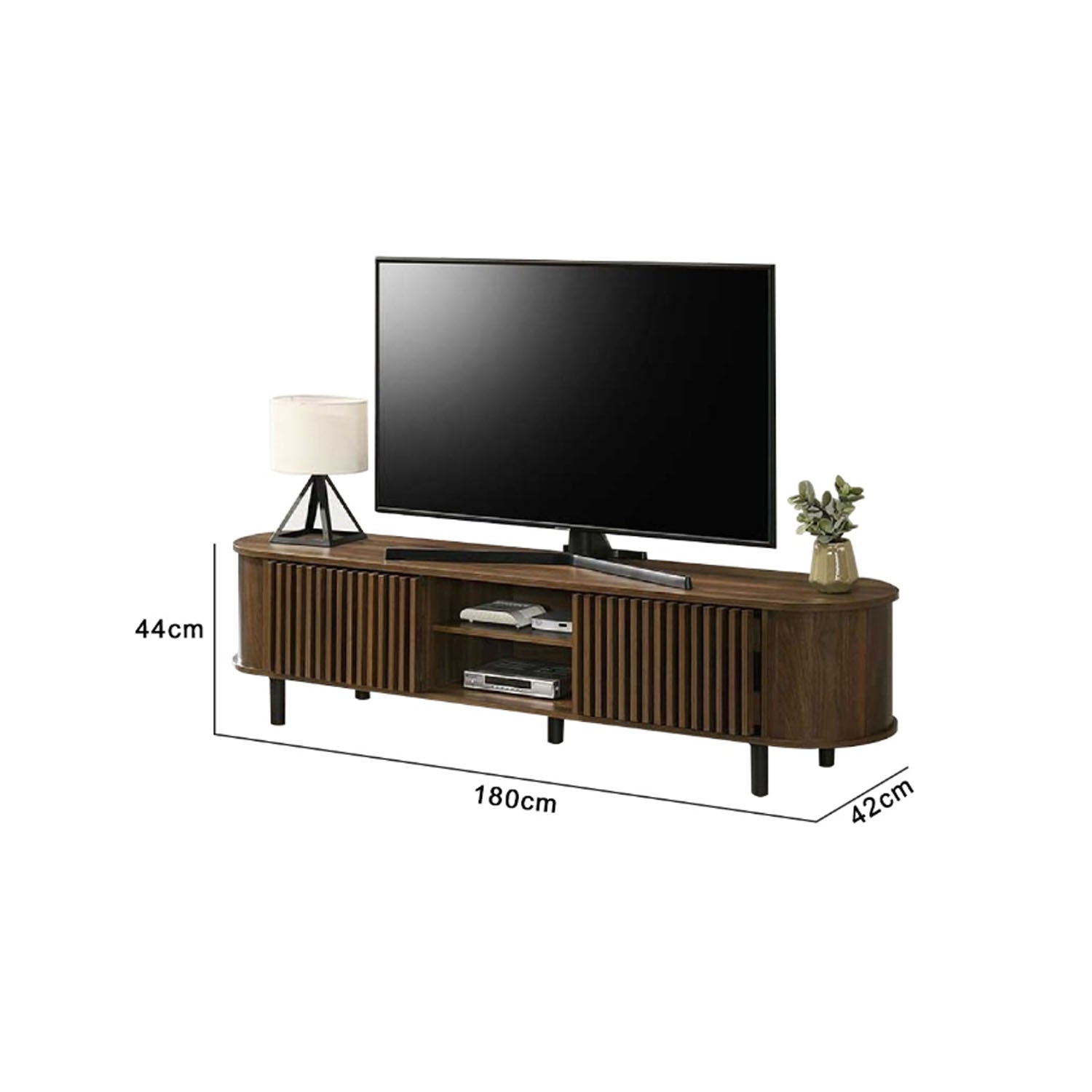 Thalia Series 1 Premium TV Console with Compartment/Drawer Storage