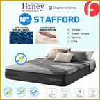 Honey Stafford 10" Graphene Series Memory Foam Anti-Static Mattress - All Sizes