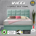 Vicci 16" Depth Storage Bedframe w/ Mattress Add On -  PetFriendly Option - All Sizes