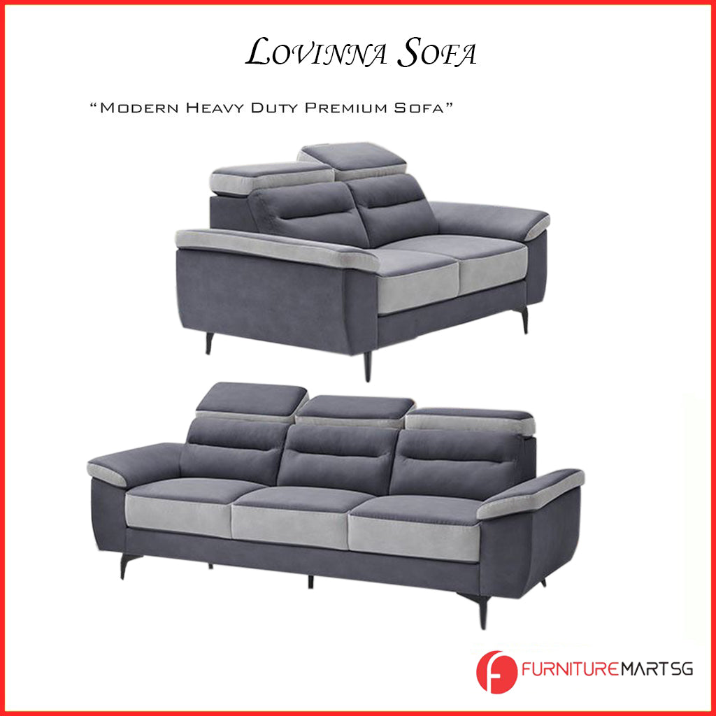 Lovinna 2-Seater and 3-Seater Sofa Pet Pocketed Spring System