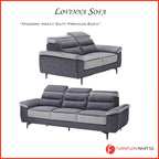 Lovinna 2-Seater and 3-Seater Sofa Pet Pocketed Spring System
