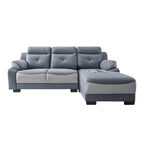 Maine 3-Seater L-Shaped Sofa Pocketed Spring in 50 Colour - w/ PetFriendly Fabric