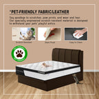 Elizza Storage Bed Frame SBD 16" Pet-Friendly In 47 Colors / With Mattress Option