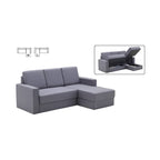 Daria Storage L-Shape Sofa Set