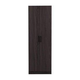 Percy Premium 2 Feet 2 Doors Wardrobe Laminated Back Panel - Free Install