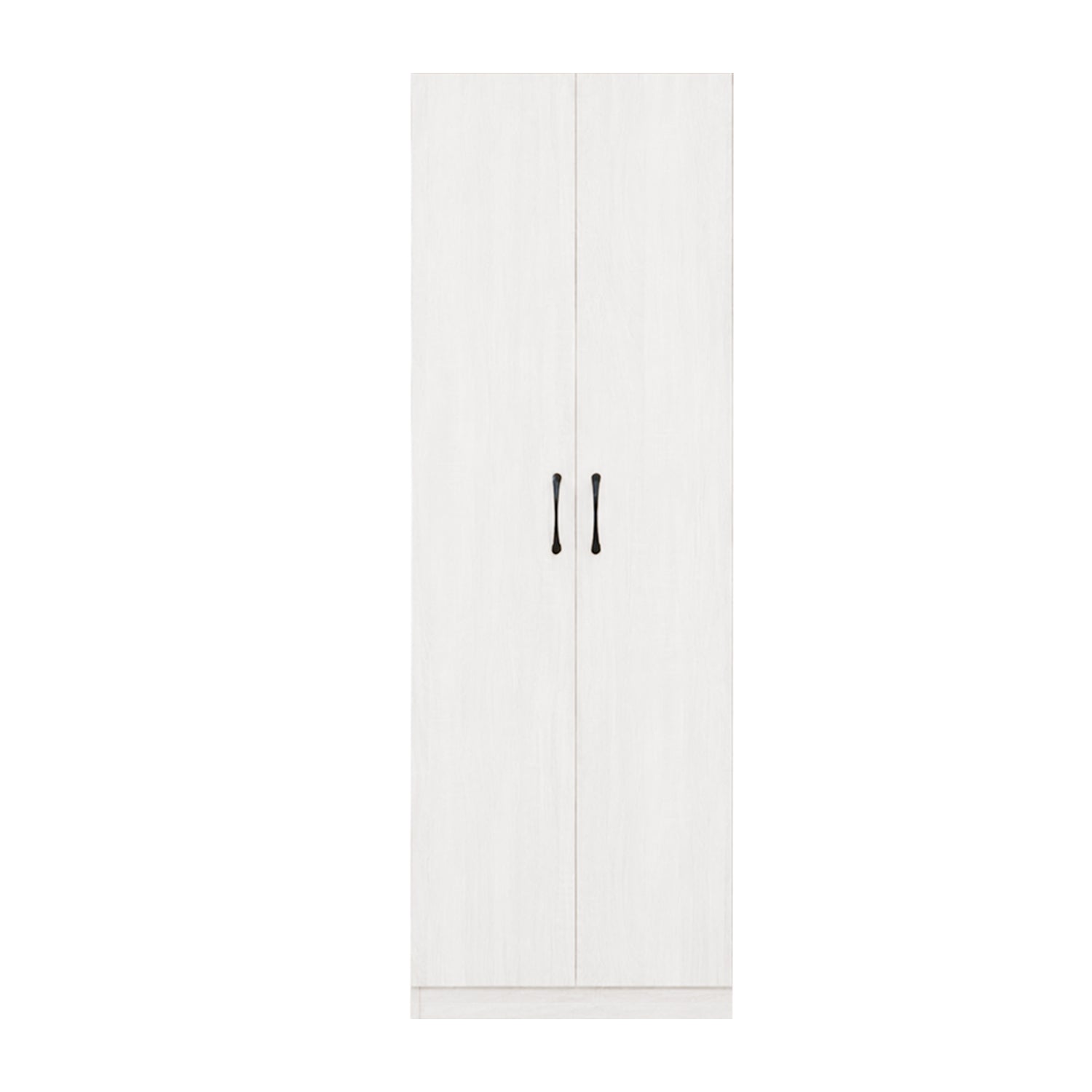 Percy Premium 2 Feet 2 Doors Wardrobe Laminated Back Panel - Free Install