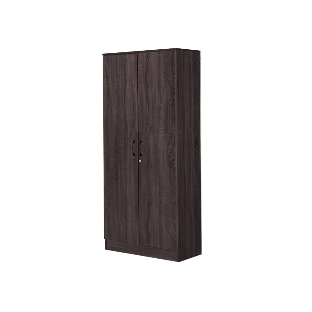 Britain Series 1/2/3/4/5 Doors Tall Wardrobe with Drawers and Top Cabinet in Black Walnut