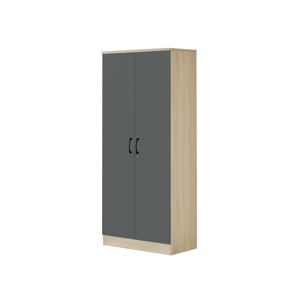 Florence Series 1/2/3/4/5 Doors Tall Wardrobe with Drawers and Top Cabinet in Natural