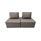 Nikah 1/2/3-Seater L-Shape Sofa Pet-Friendly Scratch Resistant Leather Look Tec Fabric