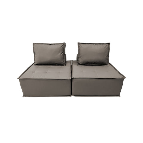 Image of Nikah 1/2/3-Seater L-Shape Sofa Pet-Friendly Scratchproof Leather Look Tec Fabric