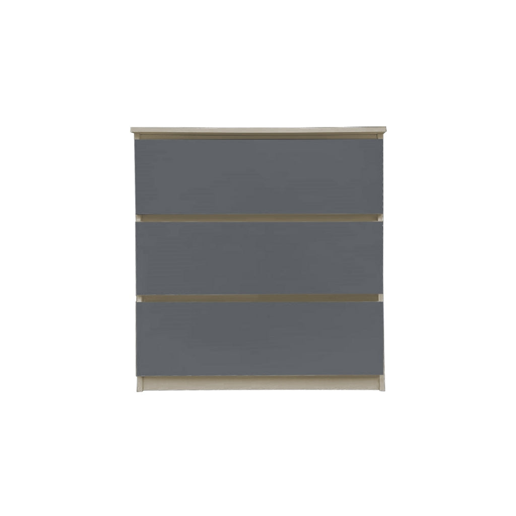Ganon Series 2 Premium Chest of 3/4 Drawers Collection Full Laminated Back Panel in 6 Colours