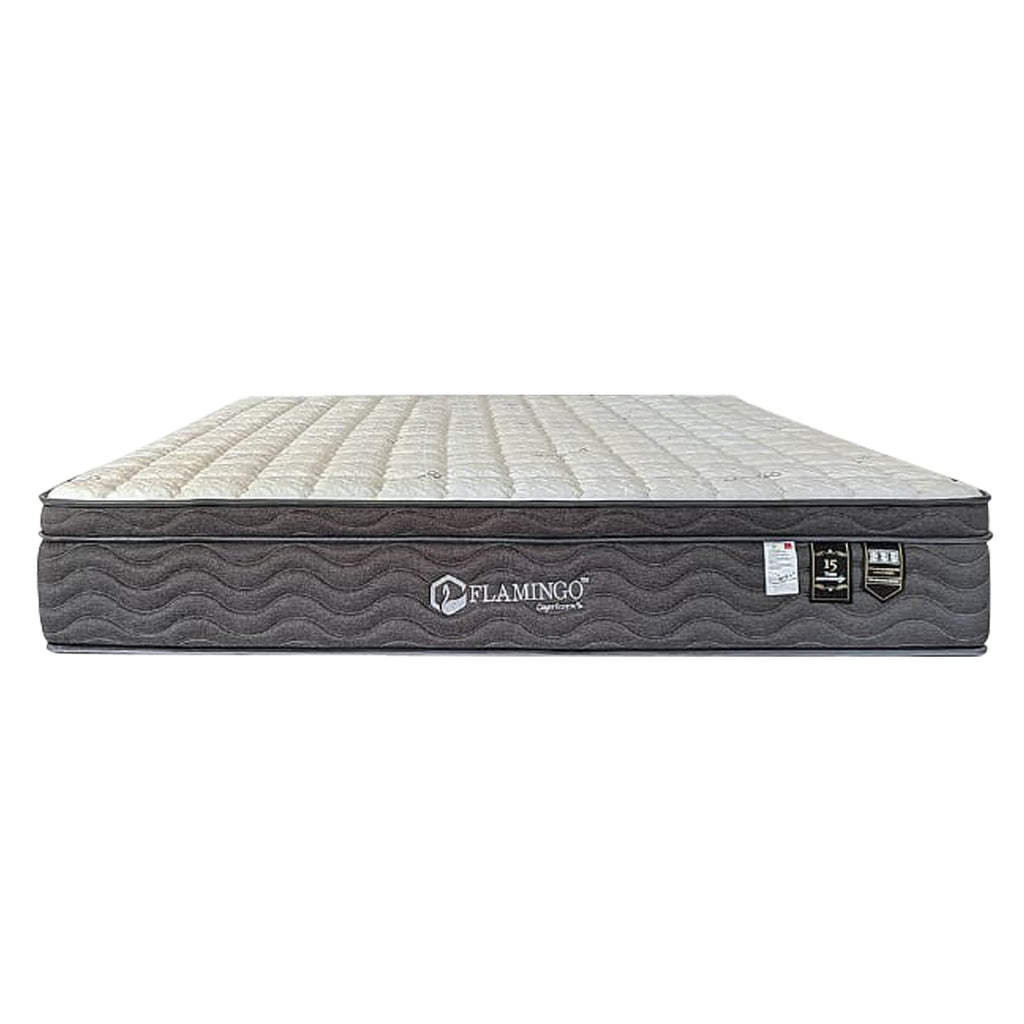 Flamingo 12" Queen Size Mattress HEIQ Anti-Bacteria Pocket Spring Mattress
