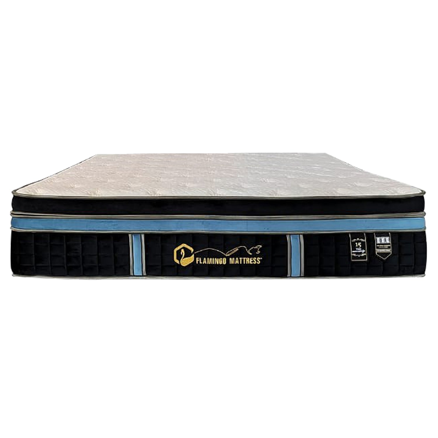Flamingo 15" Queen Size Mattress HEIQ Anti-Bacteria Pocket Spring Mattress