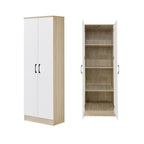 BERLIN Series 1/2/3/4/5 Doors Tall Wardrobe with Drawers and Top Cabinet in 6 Colours