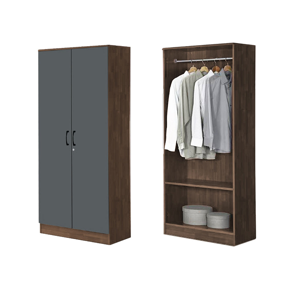 BERLIN Series 1/2/3/4/5 Doors Tall Wardrobe with Drawers and Top Cabinet in 6 Colours