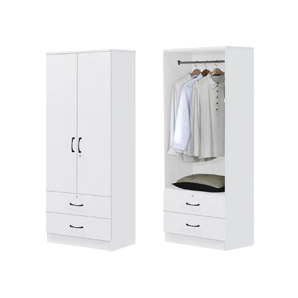 BERLIN Series 1/2/3/4/5 Doors Tall Wardrobe with Drawers and Top Cabinet in 6 Colours