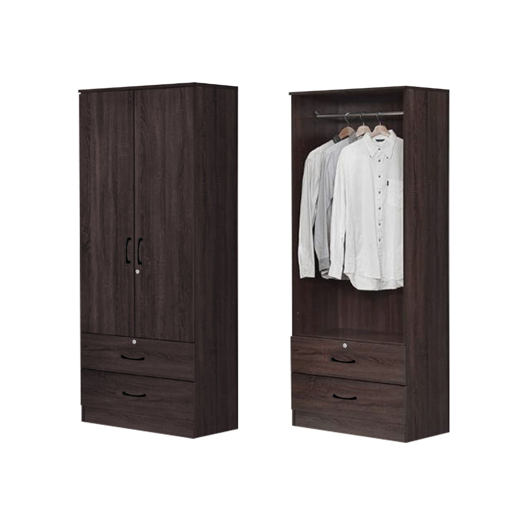 BERLIN Series 1/2/3/4/5 Doors Tall Wardrobe with Drawers and Top Cabinet in 6 Colours