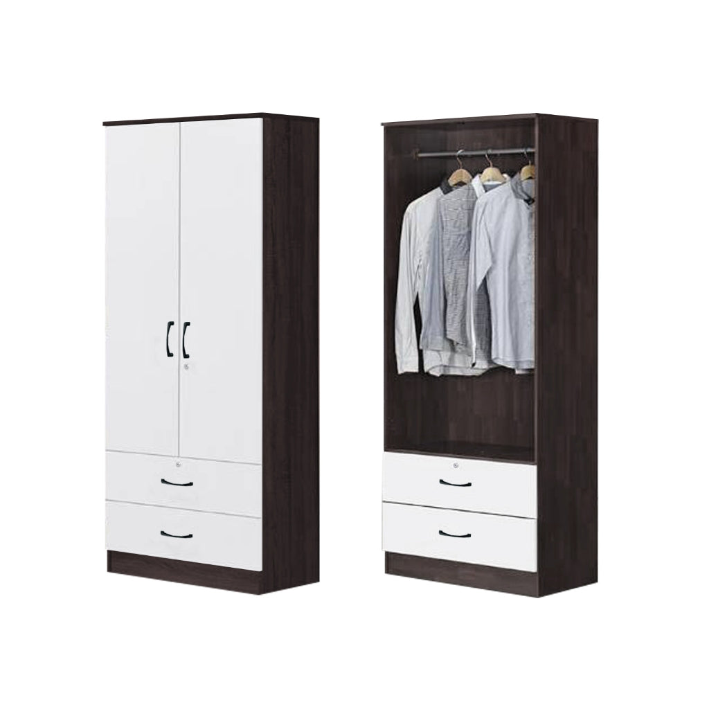 BERLIN Series 1/2/3/4/5 Doors Tall Wardrobe with Drawers and Top Cabinet in 6 Colours
