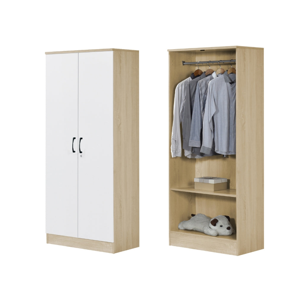 BERLIN Series 1/2/3/4/5 Doors Tall Wardrobe with Drawers and Top Cabinet in 6 Colours