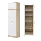 BERLIN Series 1/2/3/4/5 Doors Tall Wardrobe with Drawers and Top Cabinet in 6 Colours