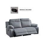 Zarzy 1/2/3-Seater Reclining Sofa Pocketed Spring Claw Resistant Pet-Friendly Fabric/Leather