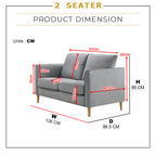 Helo Pet Friendly 1-Seater/2-Seater/3-Seater Sofa Set in 2 Colour Available