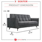 Cassia Pet Friendly 2-Seaters/3-Seaters Sofa Set in 16 Colour Available