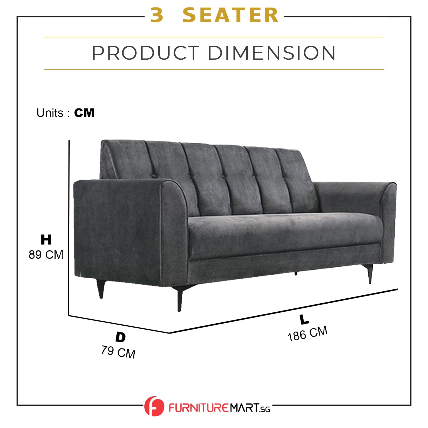 Cassia Pet Friendly 2-Seaters/3-Seaters Sofa Set in 16 Colour Available