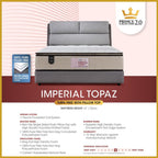 King Koil Imperial Topaz 13" Mattress Chiropractic Coil - Bundle w/ Pillow - All Sizes